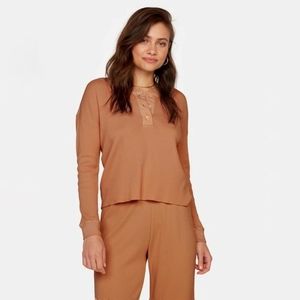 MATE THE LABEL Thermal Henley and Matching Pants XS